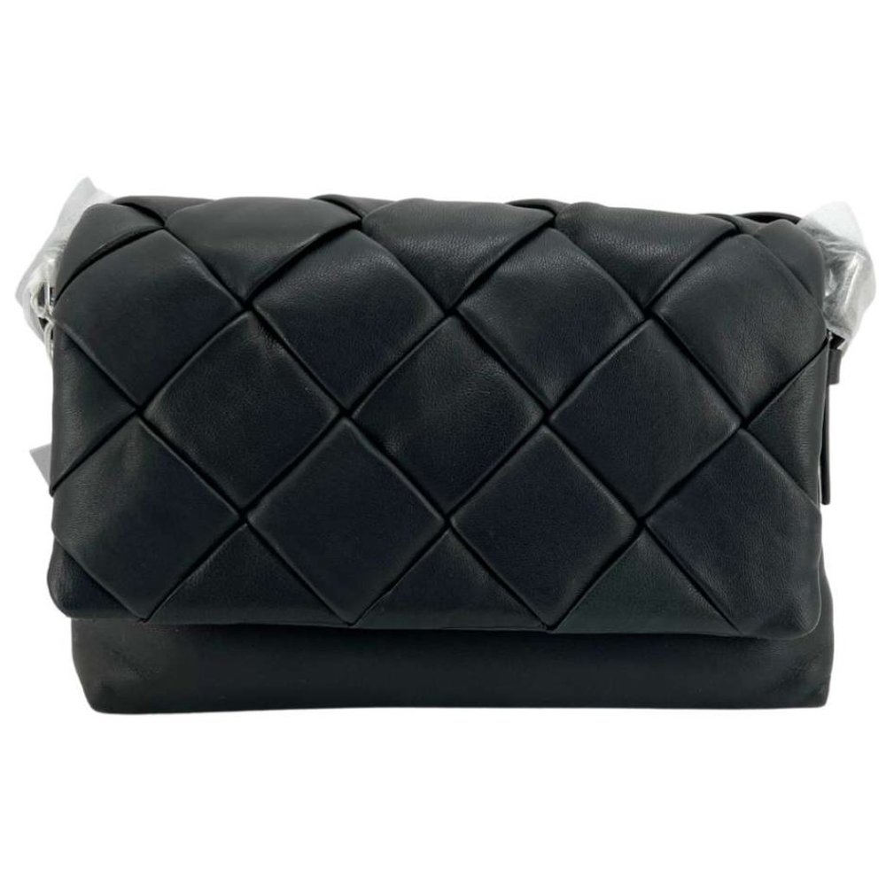 & Other Stories | Braided Leather Crossbody Bag | Black